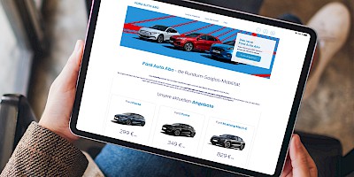 Neues Ford Auto Abo mit voller Händlerintegration