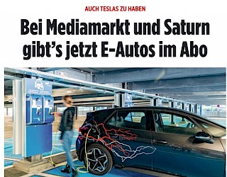 AUCH TESLAS ZU HABEN - Bei Mediamarkt und Saturn gibt’s jetzt E-Autos im Abo |